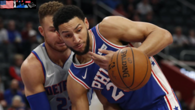 Detroit pistons vs 76ers match player stats