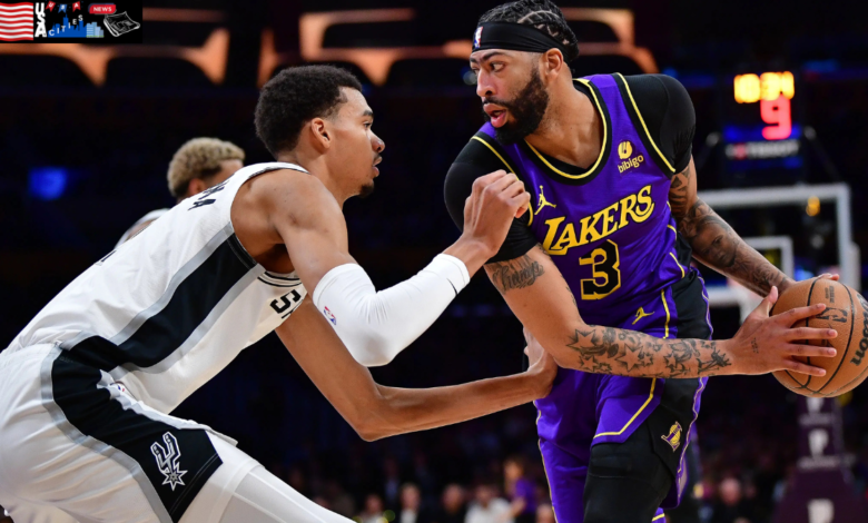 Lakers vs san antonio spurs match player stats