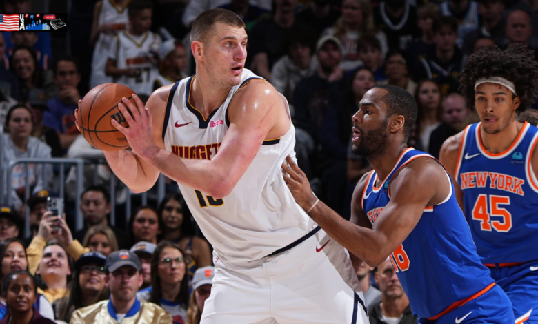 Knicks vs denver nuggets match player stats