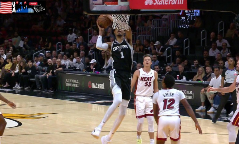 san antonio spurs vs miami heat match player stats