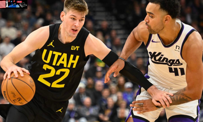 Sacramento kings vs utah jazz match player stats