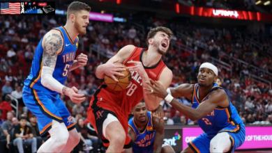 Houston rockets vs oklahoma city thunder match player stats